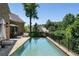 Outdoor lap pool offering scenic views of the surrounding landscape and neighborhood at 4520 Garmon Nw Rd, Atlanta, GA 30327