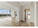 Bright hallway with hardwood floors, recessed lighting, and views of the city at 3630 Peachtree Ne Rd # 3302, Atlanta, GA 30326