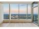 Stunning city and nature views from this residence's floor-to-ceiling glass windows at 3630 Peachtree Ne Rd # 3302, Atlanta, GA 30326