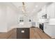 Modern kitchen with stainless steel appliances and white cabinetry at 2219 Nena Way # 22, Tucker, GA 30084