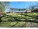 Home's exterior boasts a spacious backyard with lush green grass and mature trees at 6886 Upshaw Mill Rd, Douglasville, GA 30134