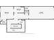 Downstairs floor plan of bedroom, bathroom, garage, and washer/dryer; dimensions included at 531 Burton Dr, Alpharetta, GA 30009