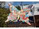 Colorful butterfly art installation adds vibrancy to the local Hapeville community at 937 Willingham Dr # 7, Hapeville, GA 30354