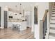 Modern kitchen with stainless steel appliances, island seating, and ample counter space at 941 Willingham Dr # 5, Hapeville, GA 30354