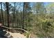 Outdoor deck providing scenic views of the lush backyard, surrounded by mature trees and greenery at 2112 Starfire Ne Dr, Atlanta, GA 30345