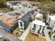 Aerial view of modern townhouses featuring sleek design, private yards, and convenient parking at 219 Howell Se Dr # A, Atlanta, GA 30316