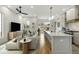 Open-concept living area with modern furnishings, hardwood floors, and abundant natural light at 219 Howell Se Dr # A, Atlanta, GA 30316