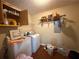 Practical laundry area with essential appliances and storage, offering convenience at 430 N Oakland Cir, Mcdonough, GA 30253