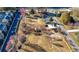 Aerial view of the park in the neighborhood with mature trees and picnic and playground areas at 1920 Rosebriar Dr, Marietta, GA 30066