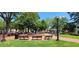 Enjoy the town square's central fountain with park benches and shade trees at 1920 Rosebriar Dr, Marietta, GA 30066