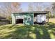 Enclosed storage shed with room for RV, and green lawn at 5320 Karr Rd, Cumming, GA 30040