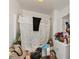 Messy bathroom with shower, toilet and vanity at 2754 Drew Valley Ne Rd, Atlanta, GA 30319