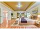 Spacious main bedroom with a fireplace and seating area at 3510 Long Lake Dr, Douglasville, GA 30135