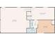 Detailed floor plan featuring a garage, laundry, bath, hall, Gathering room, and bedroom at 610 Amberwood Pl, Euharlee, GA 30145