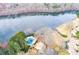 Aerial view of a lake, pool, and the surrounding property at , Lawrenceville, GA 30044