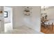 Hallway view showcasing open shelving, and views into the dining room at 1631 Dresden Ne Dr, Brookhaven, GA 30319
