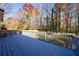 Spacious back deck showcasing multiple levels and views of the treed backyard for outdoor enjoyment at 175 Jayne Ellen Way, Alpharetta, GA 30009