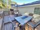 Inviting deck area with a dining table and chairs at 208 Willows Ct, Riverdale, GA 30274