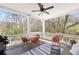Covered back patio with dining and lounge seating; a lovely space for outdoor relaxation or entertaining at 152 Park Dr, Decatur, GA 30030