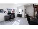 Comfortable office with a large desk, stylish decor, and neutral colored walls at 891 Feldman Chase, Loganville, GA 30052