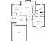 Detailed floor plan showcasing the layout of the home, including room dimensions and features at 216 Tennis Court Nw Ln, Kennesaw, GA 30144