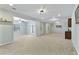 Finished basement with new carpet and recessed lighting at 4675 Allistair Dr, Cumming, GA 30040