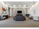 Elegant lobby with comfortable seating, a grand piano, and a stylish entertainment area at 285 Centennial Olympic Park Nw Dr # 904, Atlanta, GA 30313