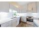 Bright kitchen features stainless steel appliances, white cabinets, and modern countertops at 560 Dutch Valley Ne Rd # 2207, Atlanta, GA 30324