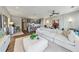 Open floor plan showcasing the kitchen, living, and dining areas at 560 Dutch Valley Ne Rd # 2207, Atlanta, GA 30324