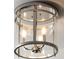 Modern glass cylinder ceiling light fixture with metal trim and three lights at 674 Allier Ter, Cumming, GA 30041