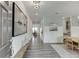 Bright, expansive foyer featuring light walls, wood floors, and transitional decor at 674 Allier Ter, Cumming, GA 30041