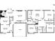 Detailed floor plan showcasing the layout of the two-story home with dimensions for each room at 1699 Boulder Walk Se Dr, Atlanta, GA 30316