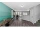 Open-concept dining area seamlessly blends style with a modern table and chairs set for four at 2025 Shawn Wayne Se Cir, Atlanta, GA 30316