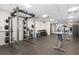 Bright community gym featuring squat rack, bench and dumbbell rack at 325 E Paces Ferry Ne Rd # 504, Atlanta, GA 30305