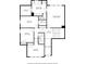 Second floor layout featuring primary bedroom, walk-in closet and 3 additional bedrooms at 2466 Bear Mountain St, Lithonia, GA 30058