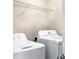 Clean and functional laundry room with shelving at 2466 Bear Mountain St, Lithonia, GA 30058
