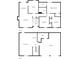Detailed floor plan showcasing layout of rooms on both floors, including kitchen, bedrooms, and Gathering room at 3570 Mill Creek Drive Sw Dr, Smyrna, GA 30082