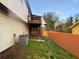 Backyard with a deck and a wooden fence at 4933 Bayside Ct, Stone Mountain, GA 30088