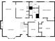 Detailed floor plan highlighting the kitchen, primary bedroom, living room, and bedroom layouts at 4933 Bayside Ct, Stone Mountain, GA 30088