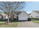 Lovely home with vinyl siding, a stone chimney, attached garage and established landscaping in a manicured lawn at 1128 Strath Clyde Way, Mcdonough, GA 30253