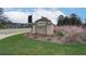 Welcome to Copperfield community sign surrounded by lush landscaping at 111 Felicity Pike, Locust Grove, GA 30248