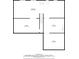 Floor plan showcasing basement layout including three large rooms and an open staircase at 205 Bergen Dr, Fayetteville, GA 30215