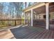 Covered deck with plenty of room for entertaining and relaxing at 2733 Eagle Ridge Rd, Marietta, GA 30062