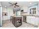 Bright kitchen featuring a center island, granite countertops, stainless steel appliances, and hardwood floors at 2733 Eagle Ridge Rd, Marietta, GA 30062