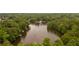 Areal view of lake surrounded by houses and lush green trees at 2733 Eagle Ridge Rd, Marietta, GA 30062