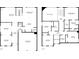 Detailed floor plan showcasing the layout of the home's two floors at 3641 Devenwood Way, Buford, GA 30519