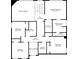 Detailed floor plan showcasing the layout of the home's second floor at 3641 Devenwood Way, Buford, GA 30519