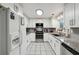 Modern kitchen featuring white cabinetry, stainless steel appliances, and granite countertops at 1291 Marcelle Heights Pl, Norcross, GA 30093