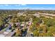 Scenic aerial view features a cityscape skyline with a cozy home nestled among lush greenery, perfect for urban nature lovers at 1640 Lakewood Se Ave, Atlanta, GA 30315