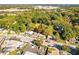 Birds eye view displays a charming home embraced by mature trees, complemented by nearby parking and local roadways at 1640 Lakewood Se Ave, Atlanta, GA 30315